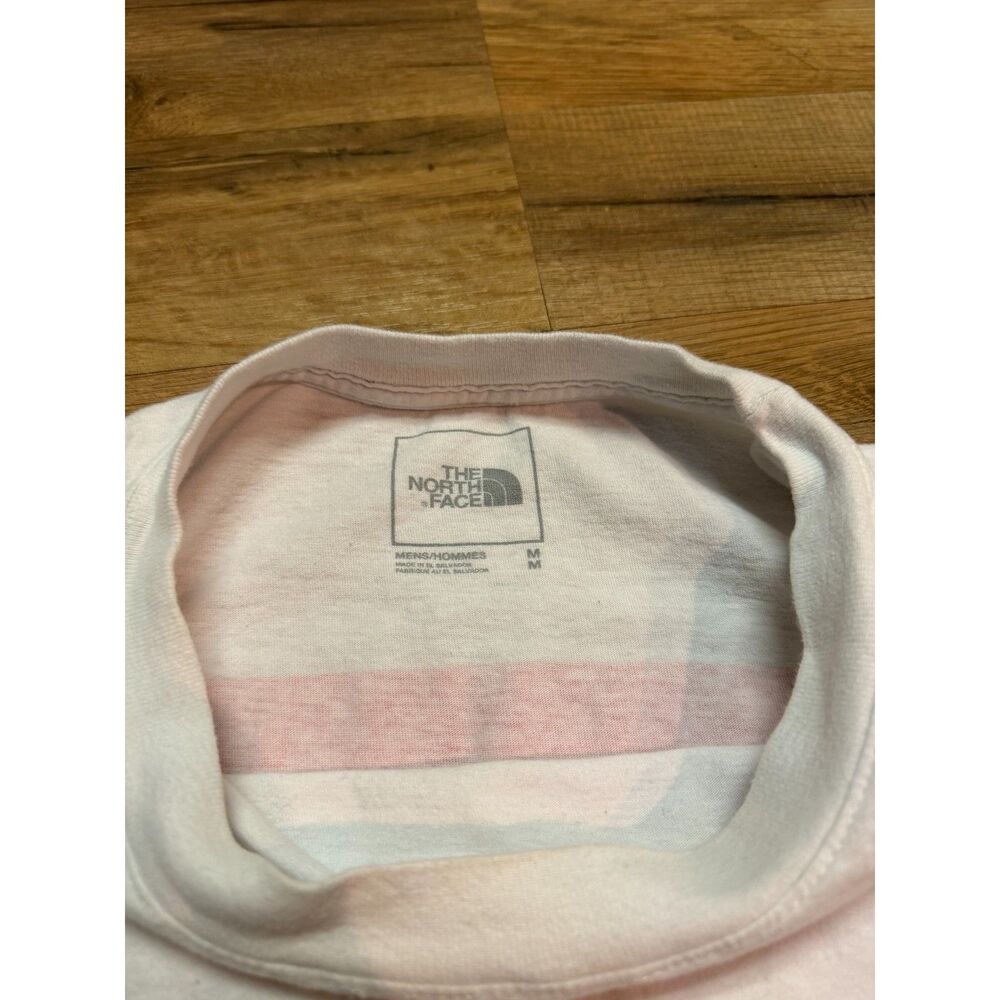 The North Face Original Half Dome Logo Long Sleeve T Shirt M White Red M - Picture 5 of 6